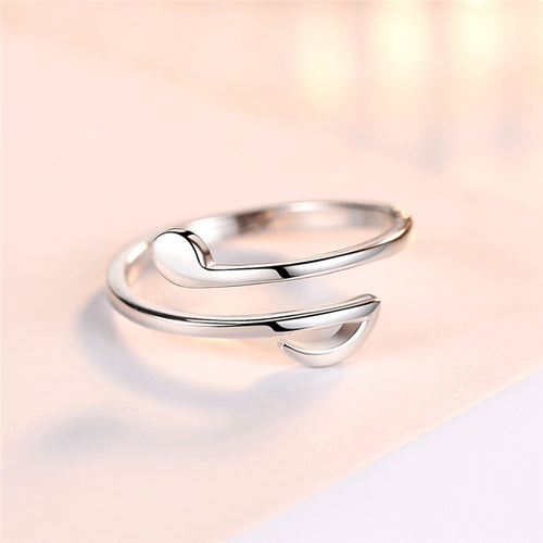 Bague Musicale Ajustable - Bijou Note de Musique Élégant