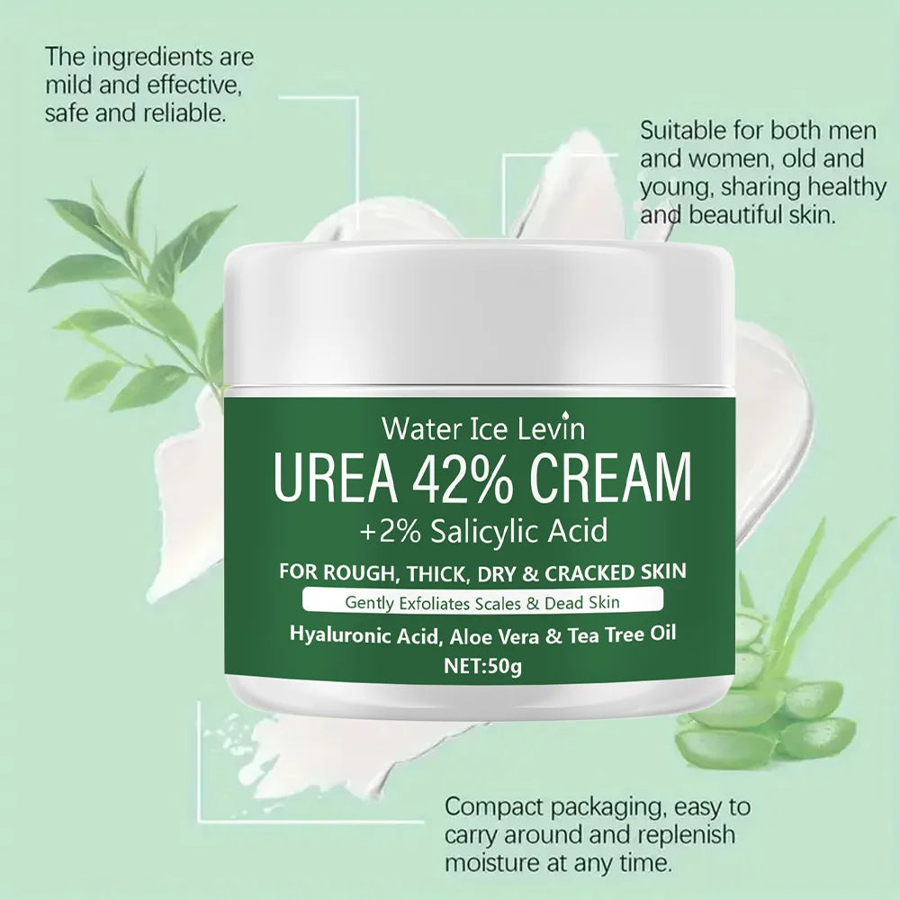 Crème Hydratante 42% Urée + 2% Acide Salicylique - Pieds Mains Secs