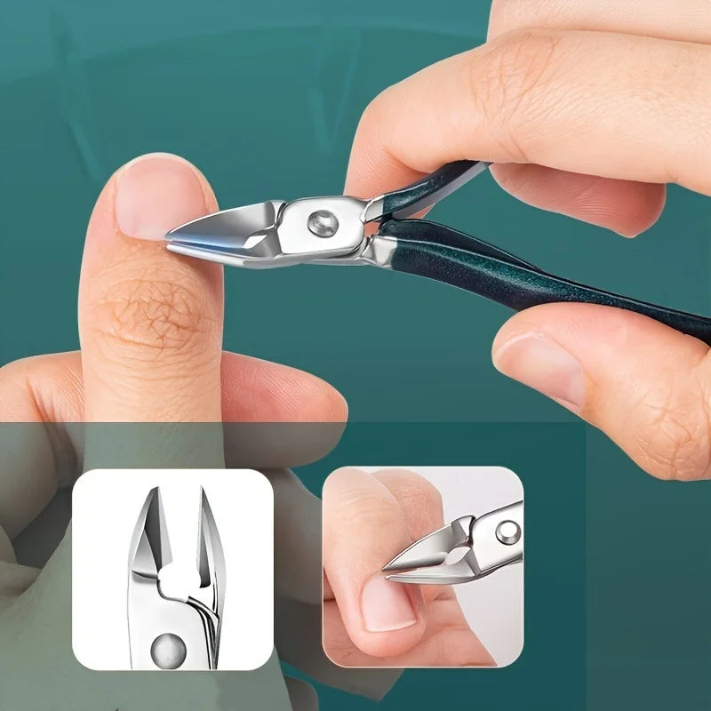 Kit Manucure Pédicure Professionnel 7-18 Pièces - Acier Inoxydable avec Étui Voyage