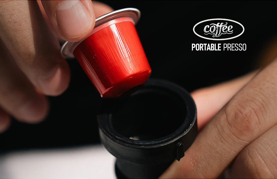 Machine à Café Portable Cafelffe 3-en-1 - Cafetière Manuelle Espresso Capsule & Moulu Voyage Camping