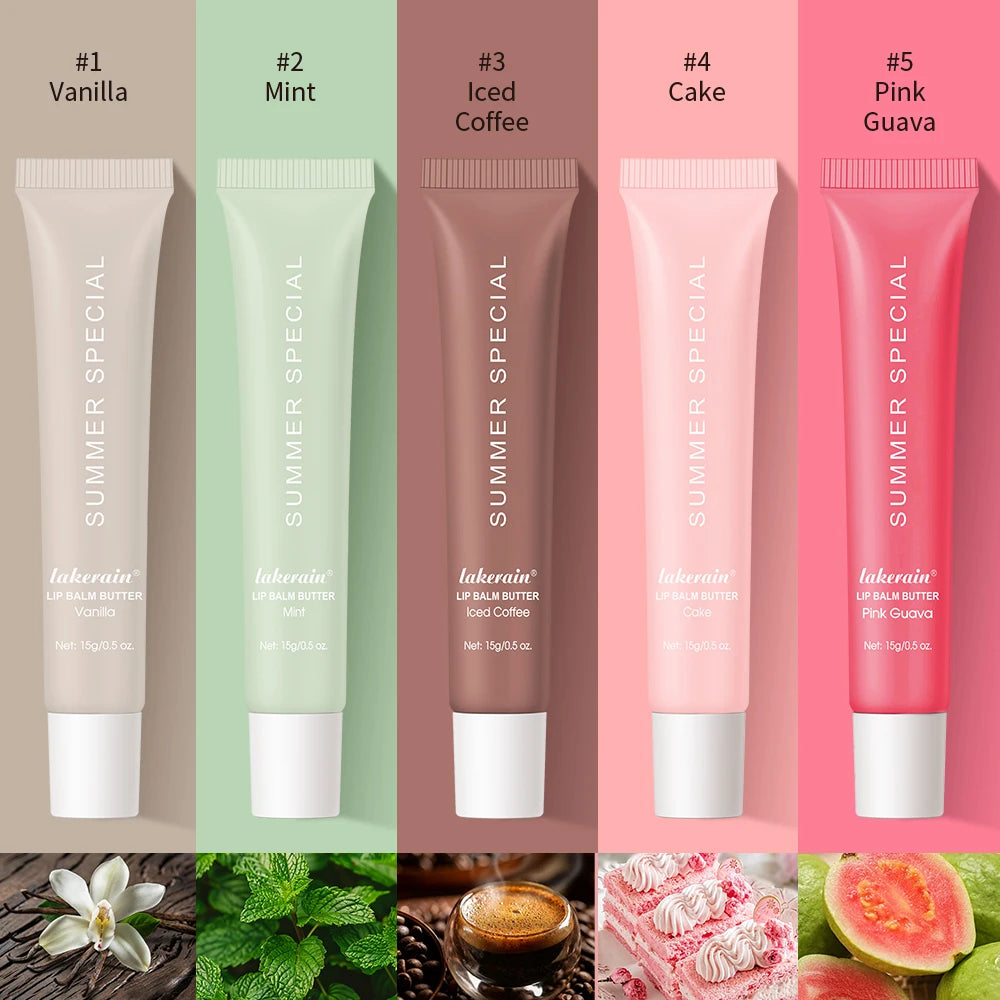 Baume à Lèvres Hydratant Parfumé - Gloss Miroir Vanille Menthe Café Cake