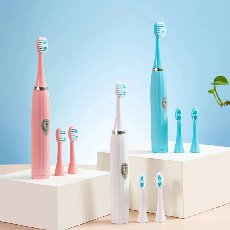 Brosse à Dents Électrique Adulte - Poils DuPont Doux IPX6 Étanche