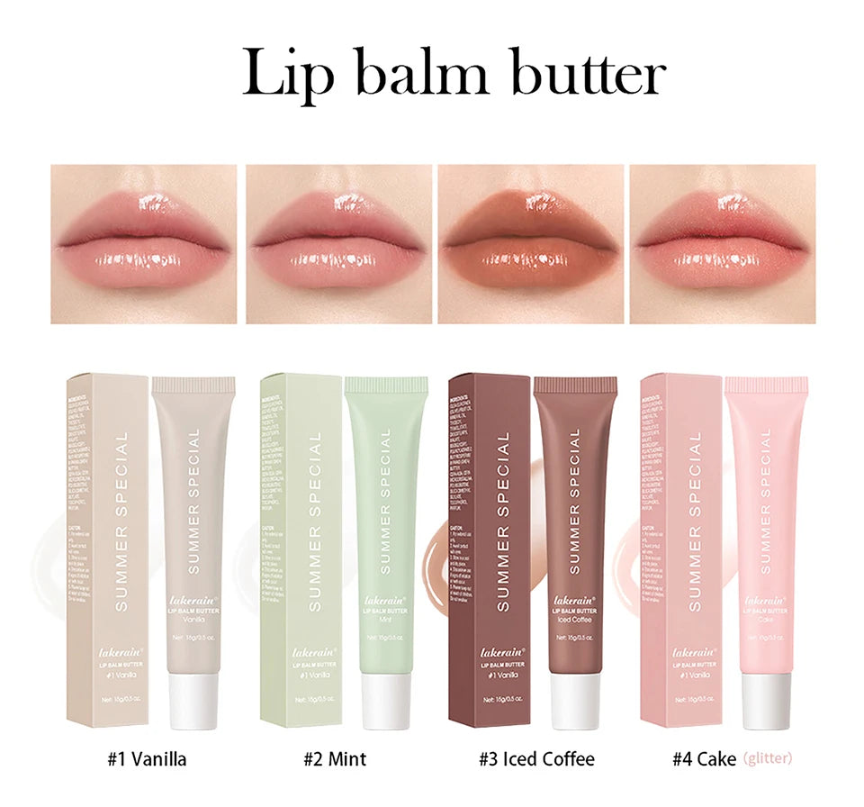 Baume à Lèvres Hydratant Parfumé - Gloss Miroir Vanille Menthe Café Cake
