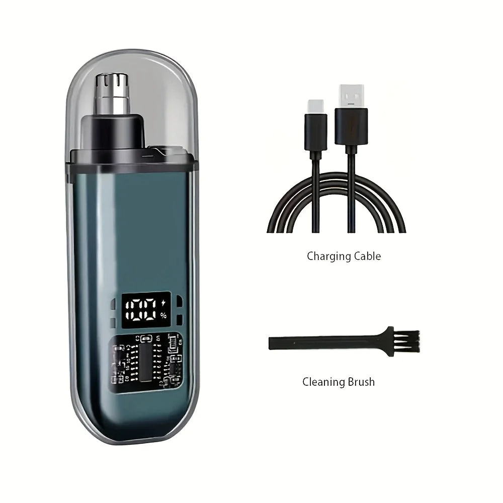 Tondeuse Nez Oreilles Électrique USB - Rechargeable Portable Homme Compact