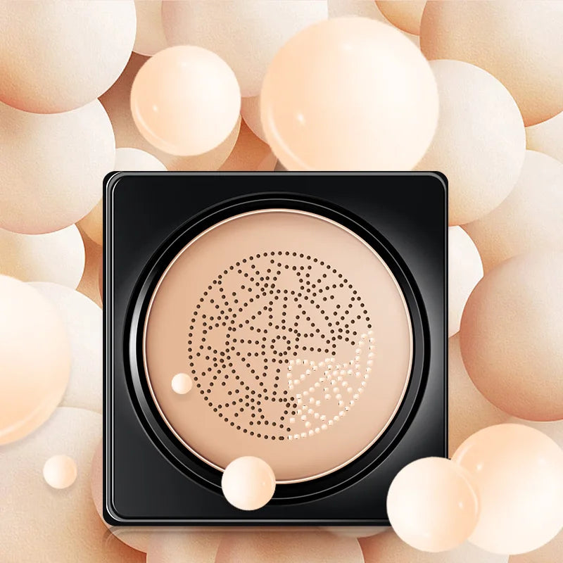 BB Cream Cushion Tête Champignon - Fond de Teint Correcteur Hydratant Compact