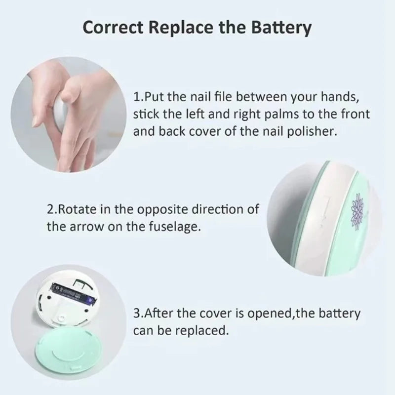 Coupe-Ongles Électrique pour Bébé - Kit Manucure Sécurisé Nouveau-né