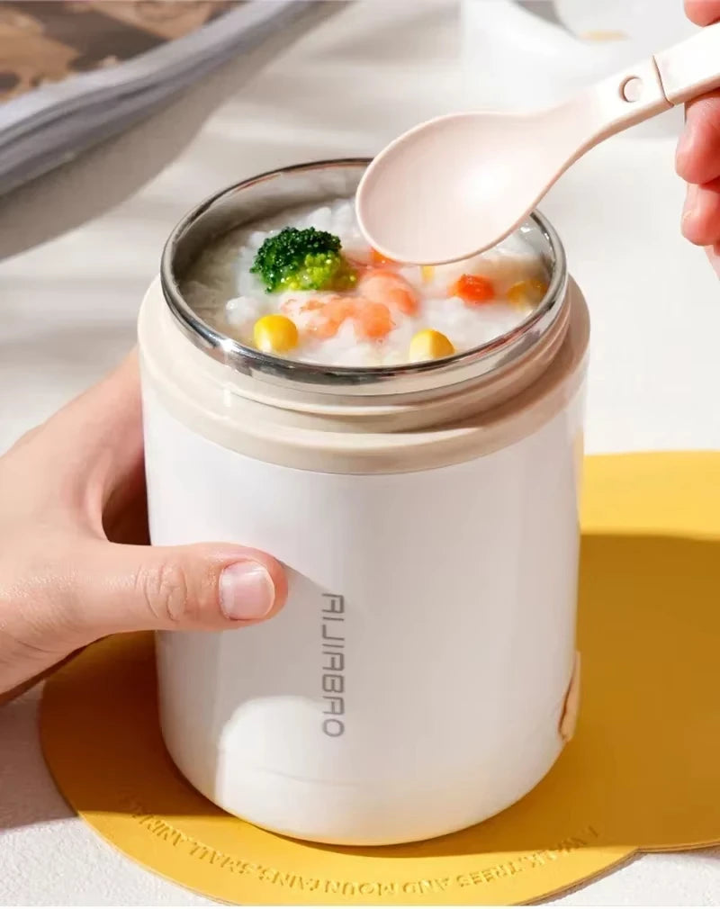 Lunch Box Chauffante USB 600ml - Boîte Repas Électrique Portable Acier Inoxydable