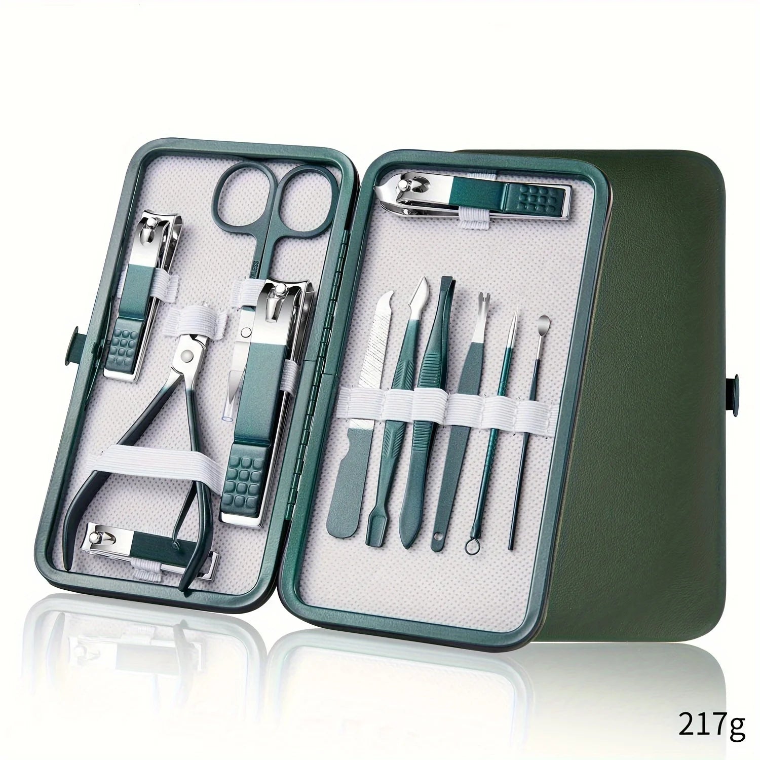 Kit Manucure Pédicure Professionnel 7-18 Pièces - Acier Inoxydable avec Étui Voyage