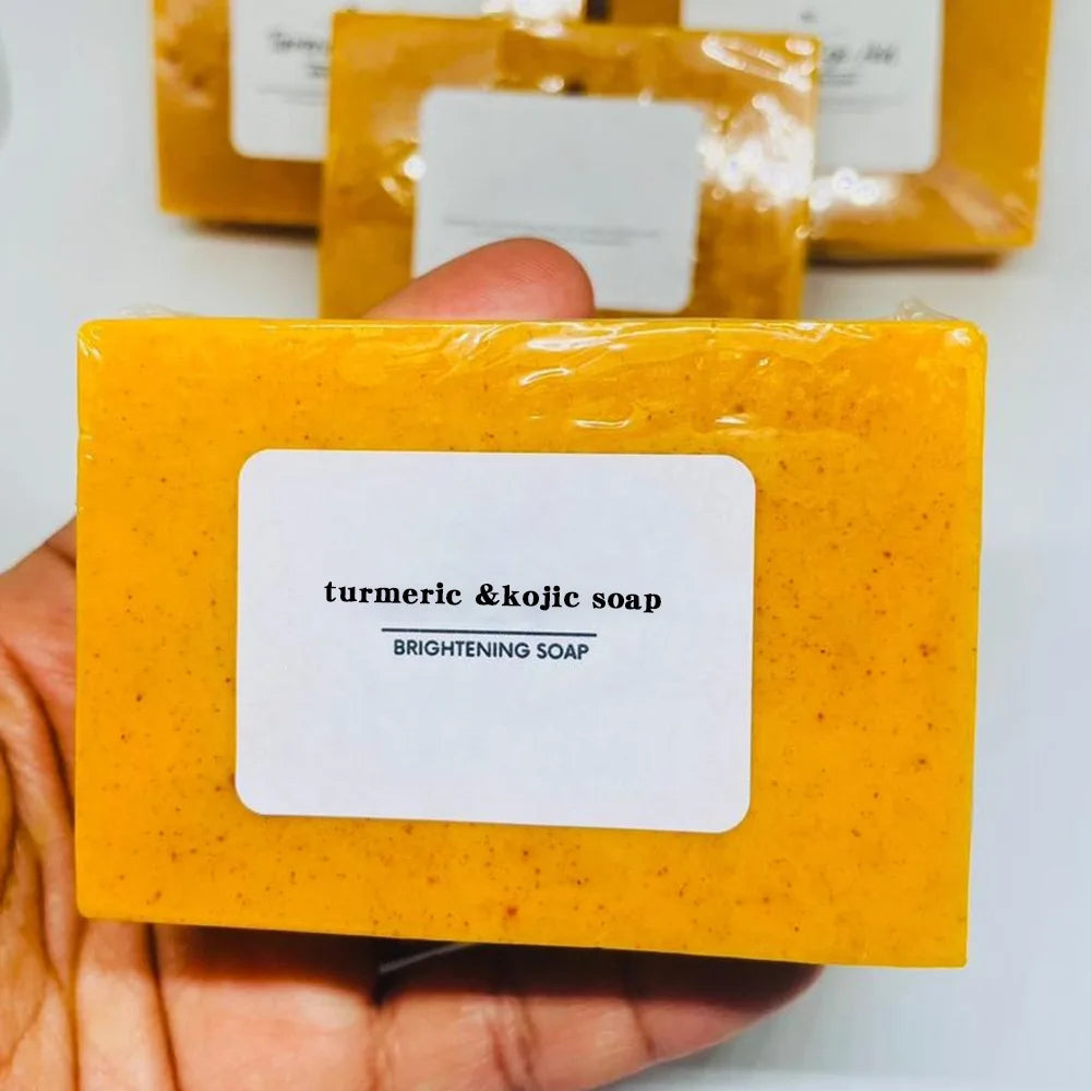 Savon Curcuma Citron Acide Kojic 100g - Éclaircissant Visage Corps