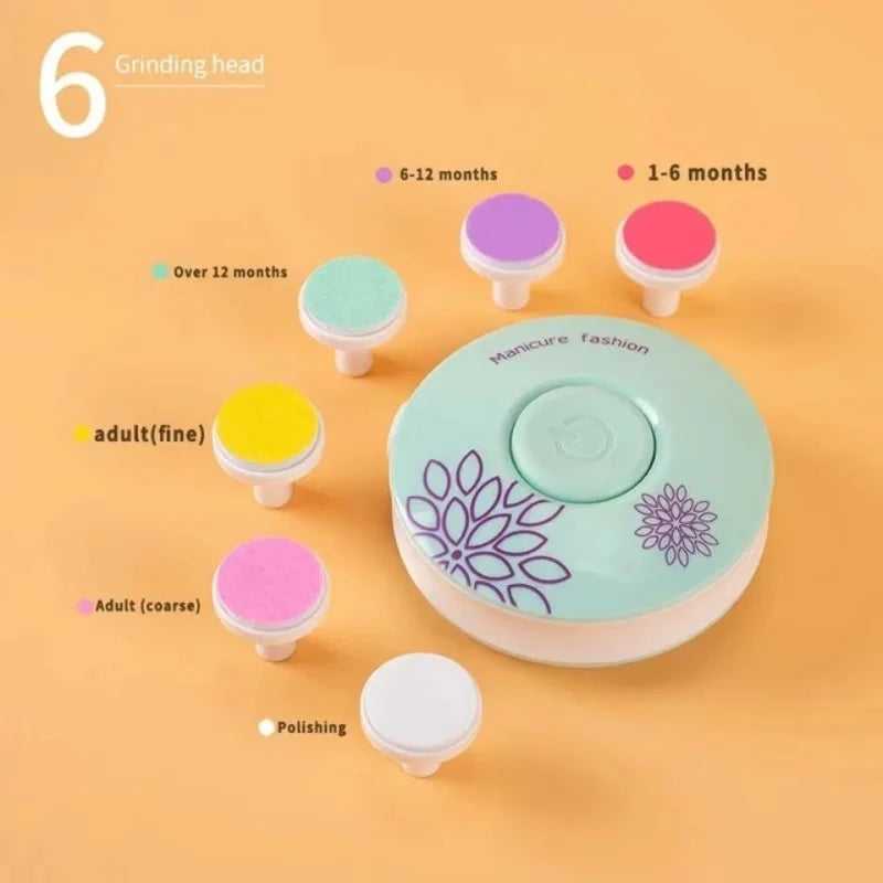 Coupe-Ongles Électrique pour Bébé - Kit Manucure Sécurisé Nouveau-né