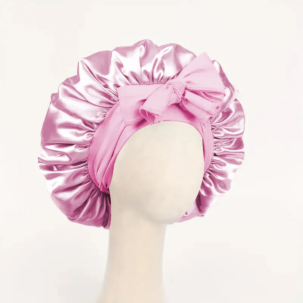 Bonnet Satin Nuit Cheveux - Protection Sommeil Ajustable Femme Homme