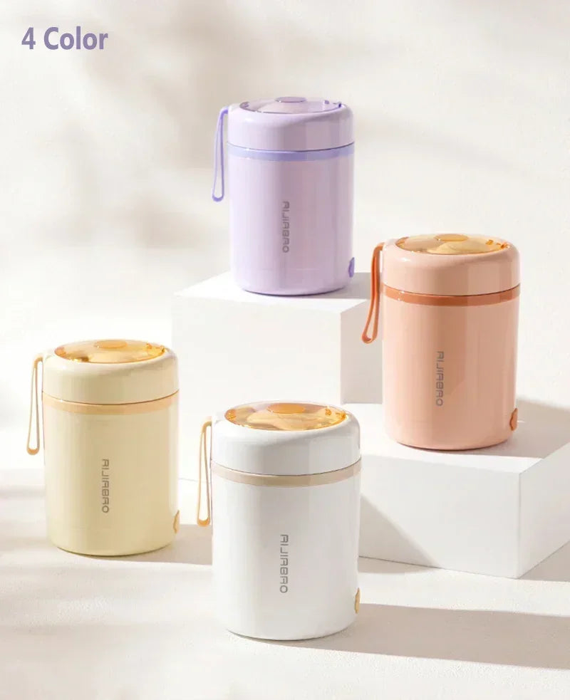 Lunch Box Chauffante USB 600ml - Boîte Repas Électrique Portable Acier Inoxydable