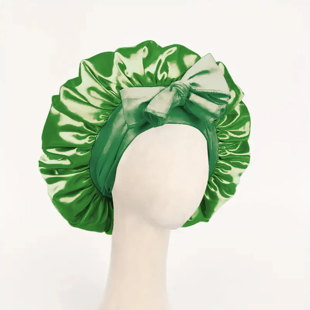 Bonnet Satin Nuit Cheveux - Protection Sommeil Ajustable Femme Homme