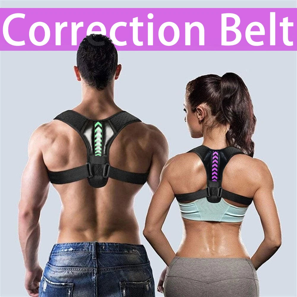 Correcteur de Posture Ajustable - Soutien Dos Épaules Clavicule Bureau Sport
