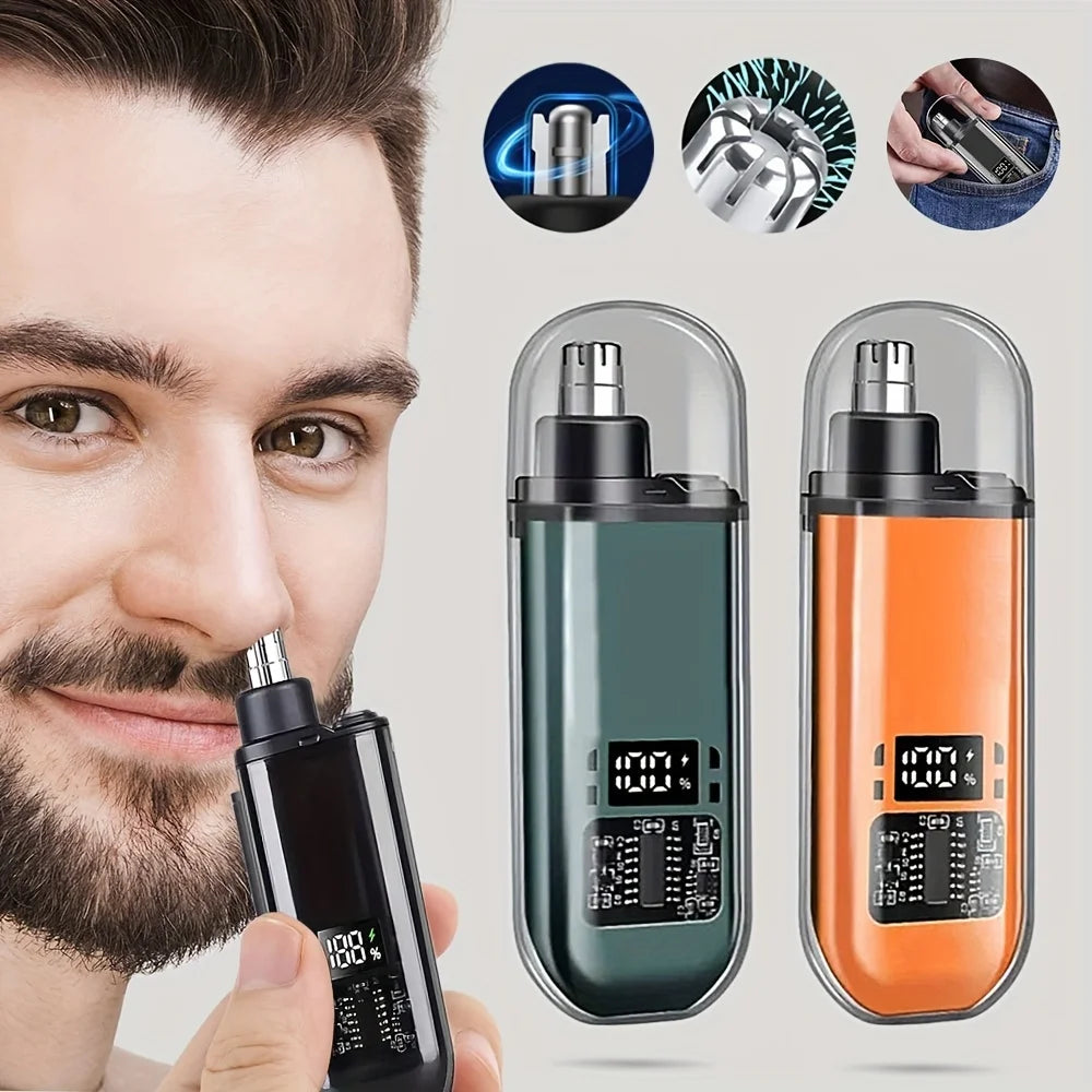 Tondeuse Nez Oreilles Électrique USB - Rechargeable Portable Homme Compact