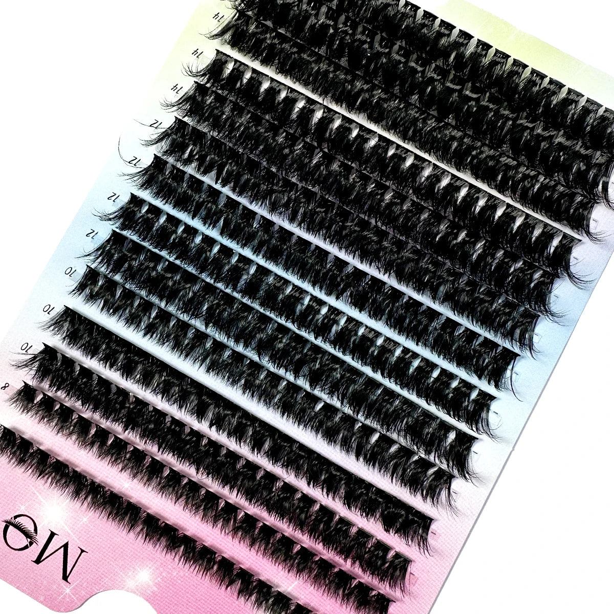 Kit Extensions Cils 640 Clusters 5D - Faux Mink Volume Épais Maquillage
