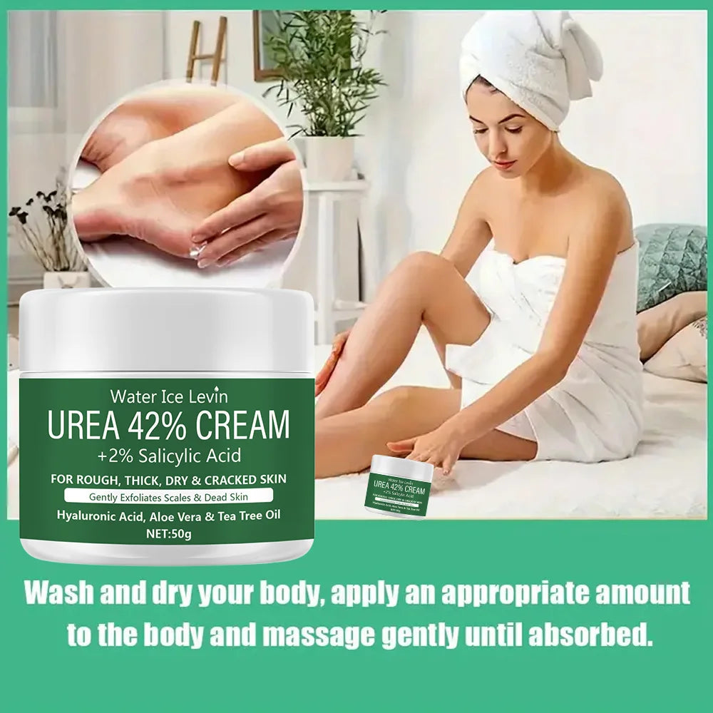 Crème Hydratante 42% Urée + 2% Acide Salicylique - Pieds Mains Secs