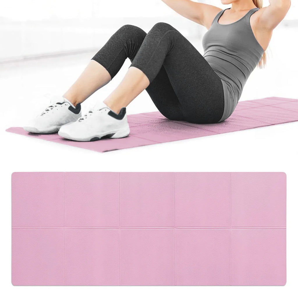 Tapis de Yoga EVA 4mm Antidérapant - Tapis Sport Fitness Pilates Gymnastique Exercice Maison