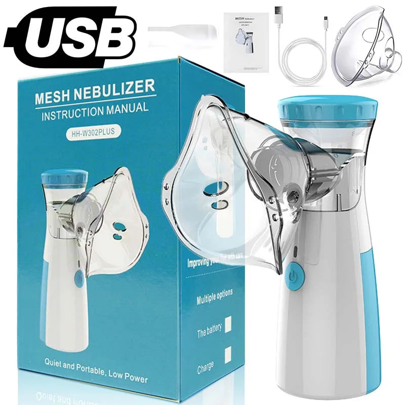 Nébuliseur Médical Portable Silencieux - Inhalateur Asthme Enfants Adultes