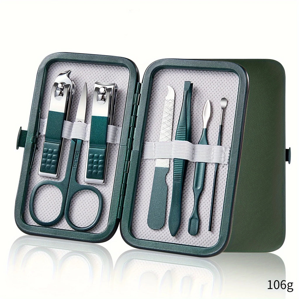 Kit Manucure Pédicure Professionnel 7-18 Pièces - Acier Inoxydable avec Étui Voyage