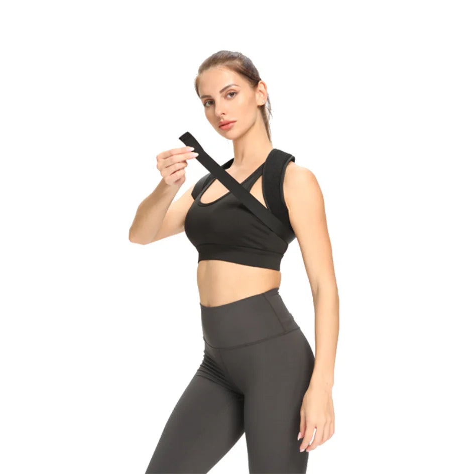 Correcteur de Posture Ajustable - Soutien Dos Épaules Clavicule Bureau Sport
