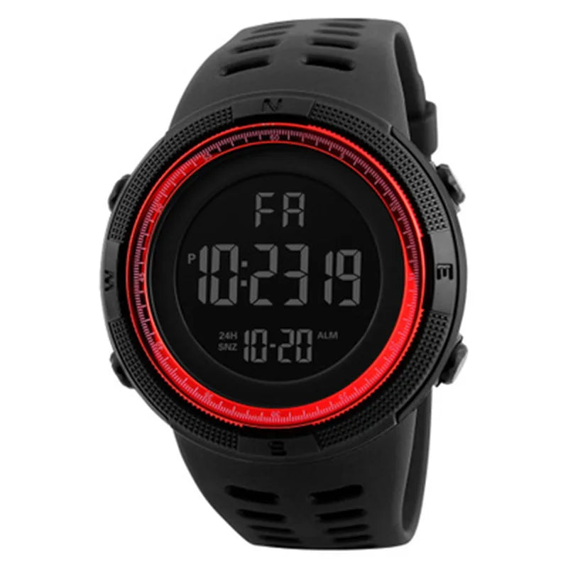 Montre Militaire Sport LED Homme - Digitale Multifonction Lumineuse Étanche