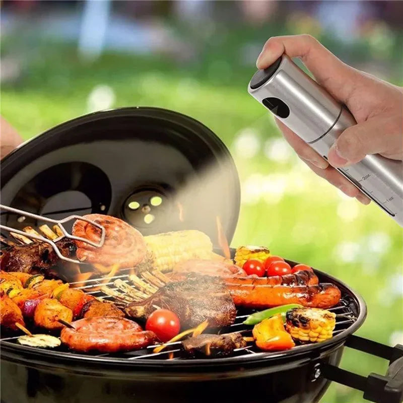 Spray Huile BBQ Inox 304 - Vaporisateur Huile d'Olive Vinaigre Cuisine Pâtisserie