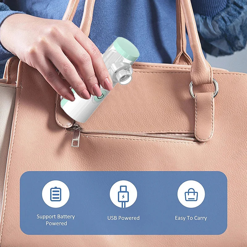 Nébuliseur Médical Portable Silencieux - Inhalateur Asthme Enfants Adultes