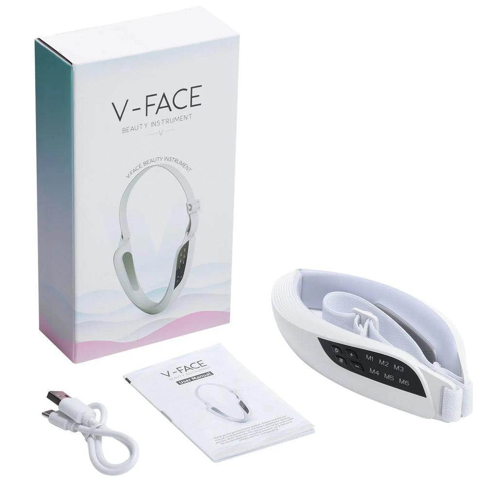 Appareil Lifting Facial Électrique EMS - 6 Modes Anti-Âge Double Menton