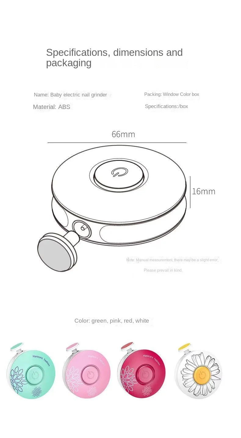 Coupe-Ongles Électrique pour Bébé - Kit Manucure Sécurisé Nouveau-né