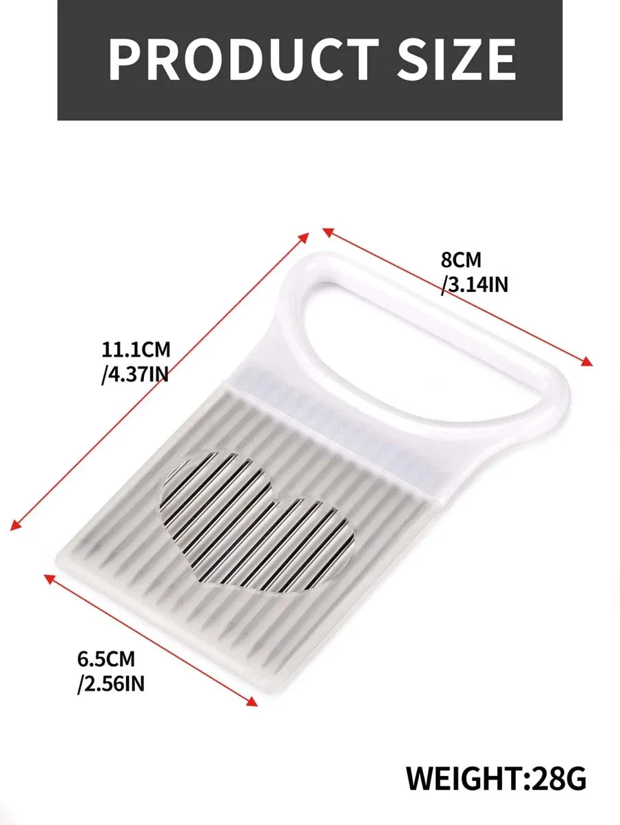 Tranche-Oignon Acier Inoxydable - Support Découpe Légumes Pommes de Terre