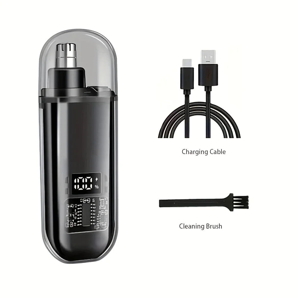 Tondeuse Nez Oreilles Électrique USB - Rechargeable Portable Homme Compact