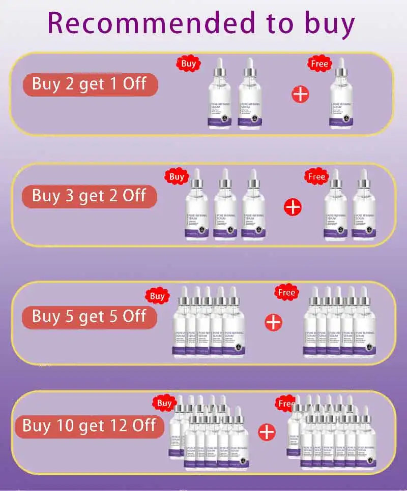 Sérum Anti-Pores Visage - Resserre Pores Raffermit Peau Essence Beauté