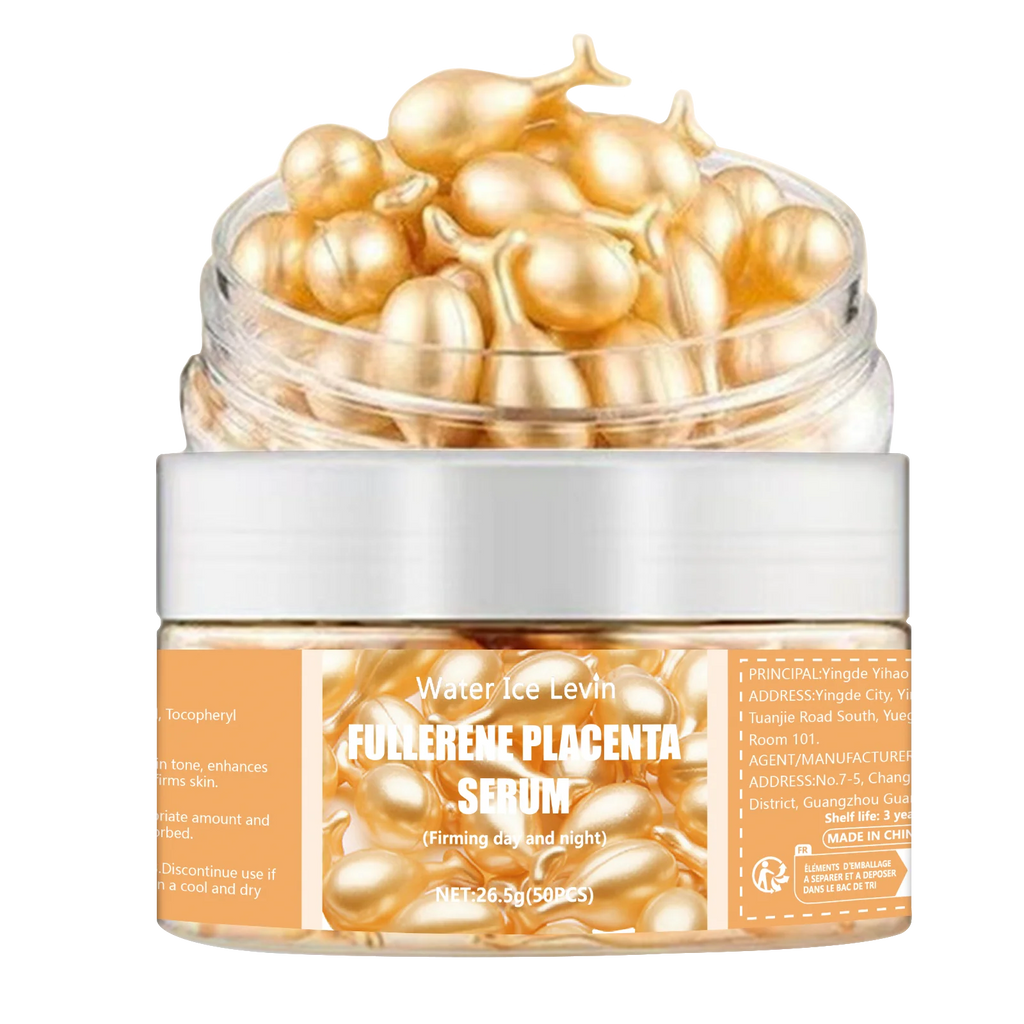 Capsules Collagène Visage 50pcs - Sérum Anti-Rides Acné Taches Raffermissant