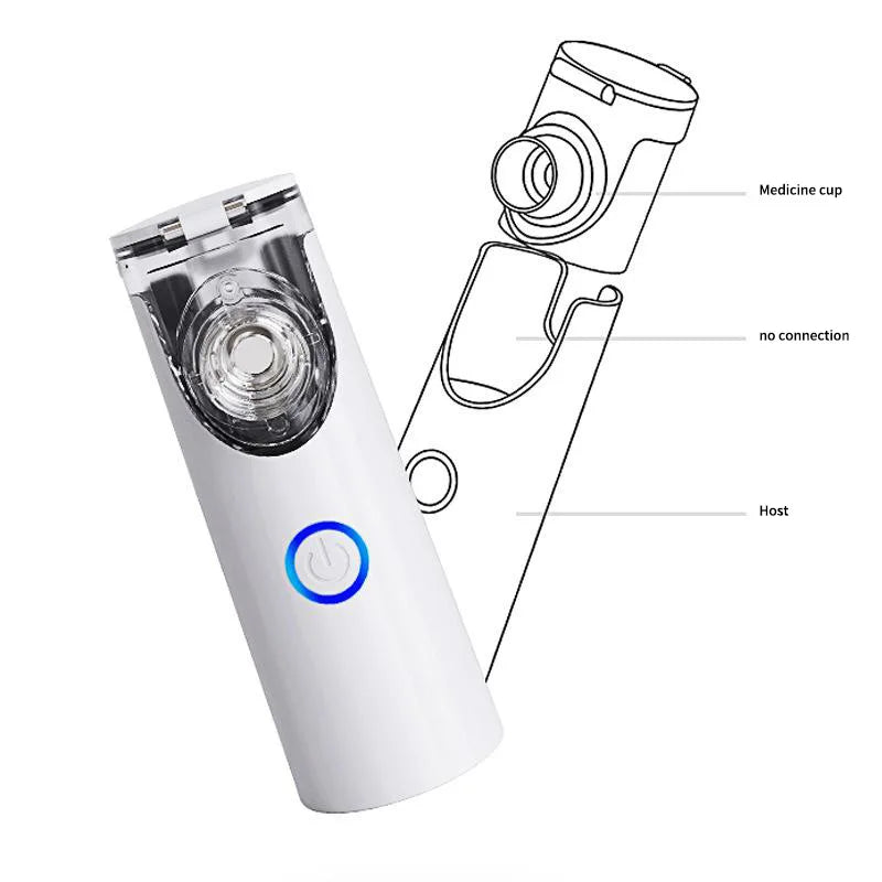 Nébuliseur Médical Portable Silencieux - Inhalateur Asthme Enfants Adultes