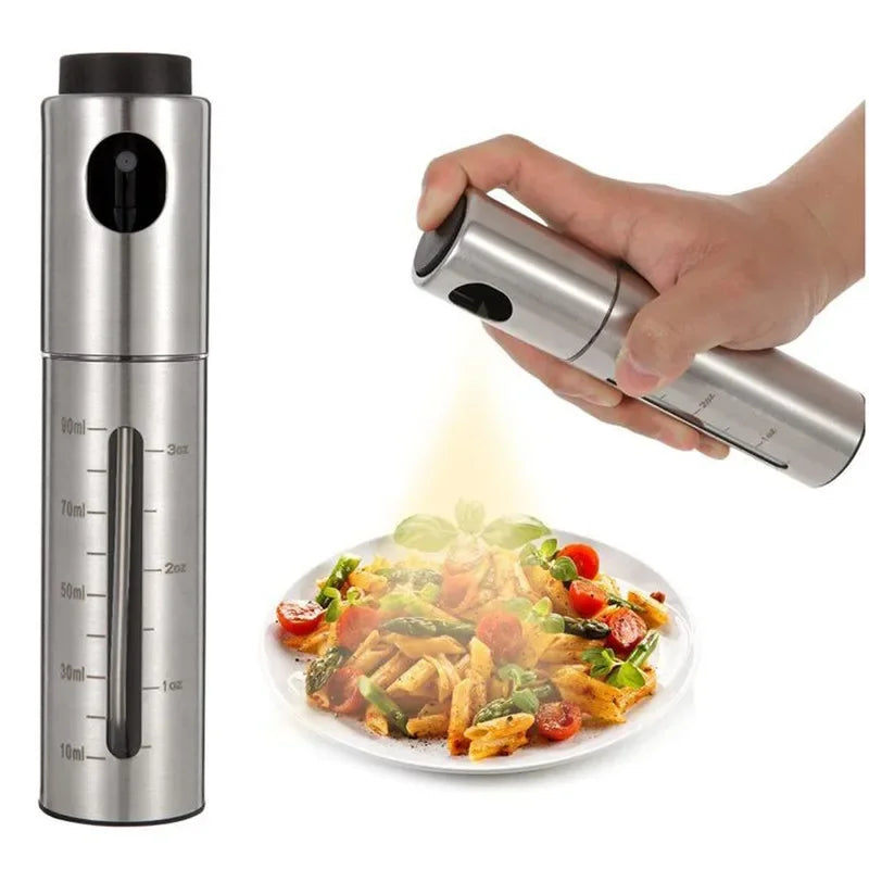 Spray Huile BBQ Inox 304 - Vaporisateur Huile d'Olive Vinaigre Cuisine Pâtisserie