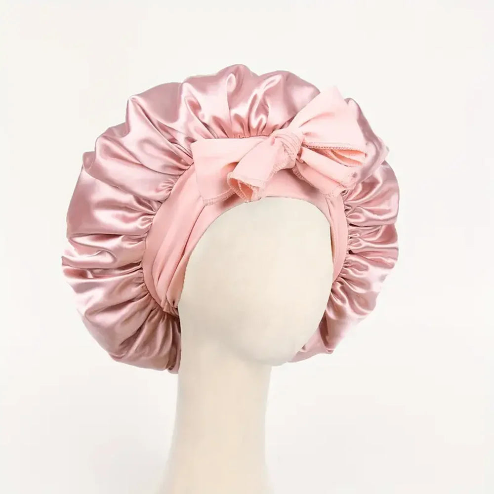 Bonnet Satin Nuit Cheveux - Protection Sommeil Ajustable Femme Homme