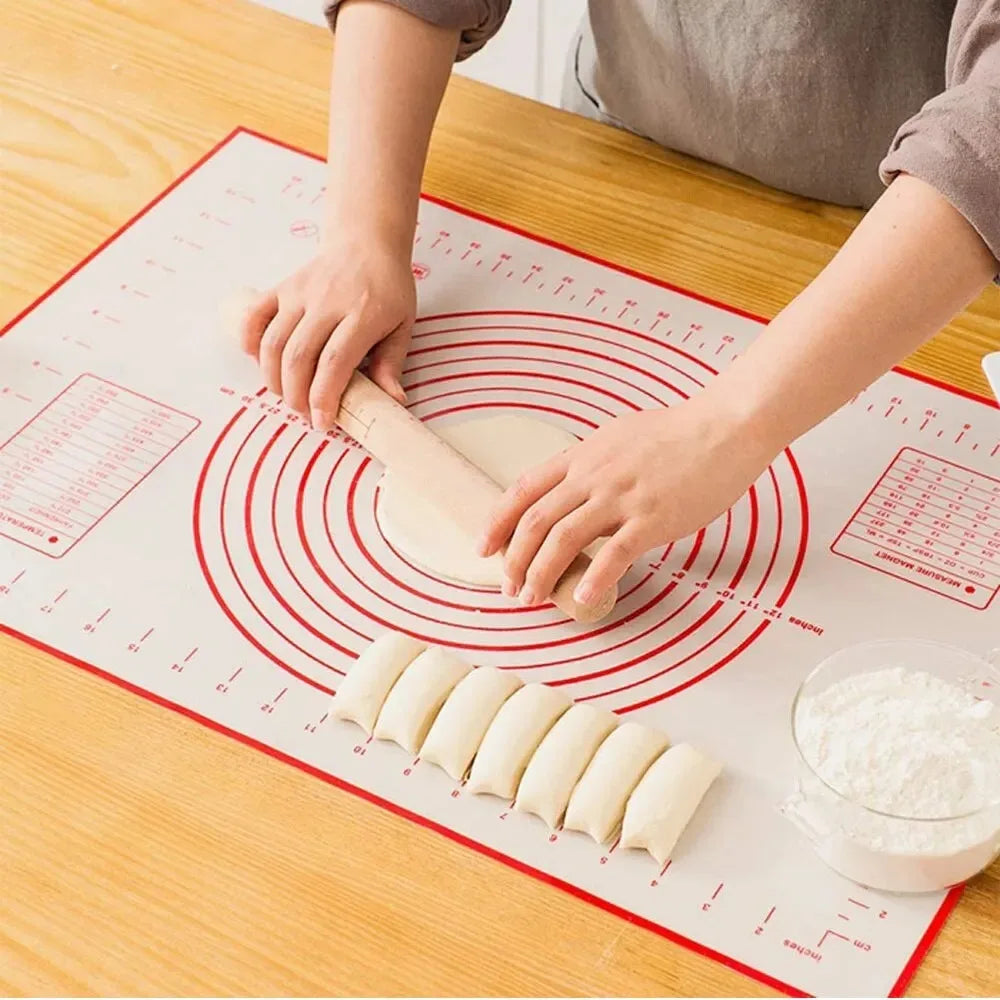 Tapis de Cuisson Silicone Antiadhésif 50x40 et 60x40cm - Pâtisserie Pizza